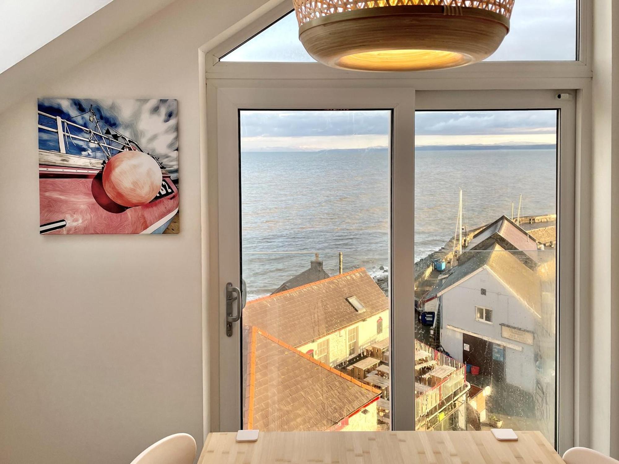 Seascape Villa New Quay  Bagian luar foto